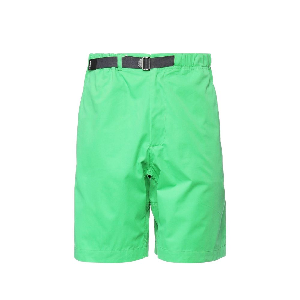 Green Cotton Shorts