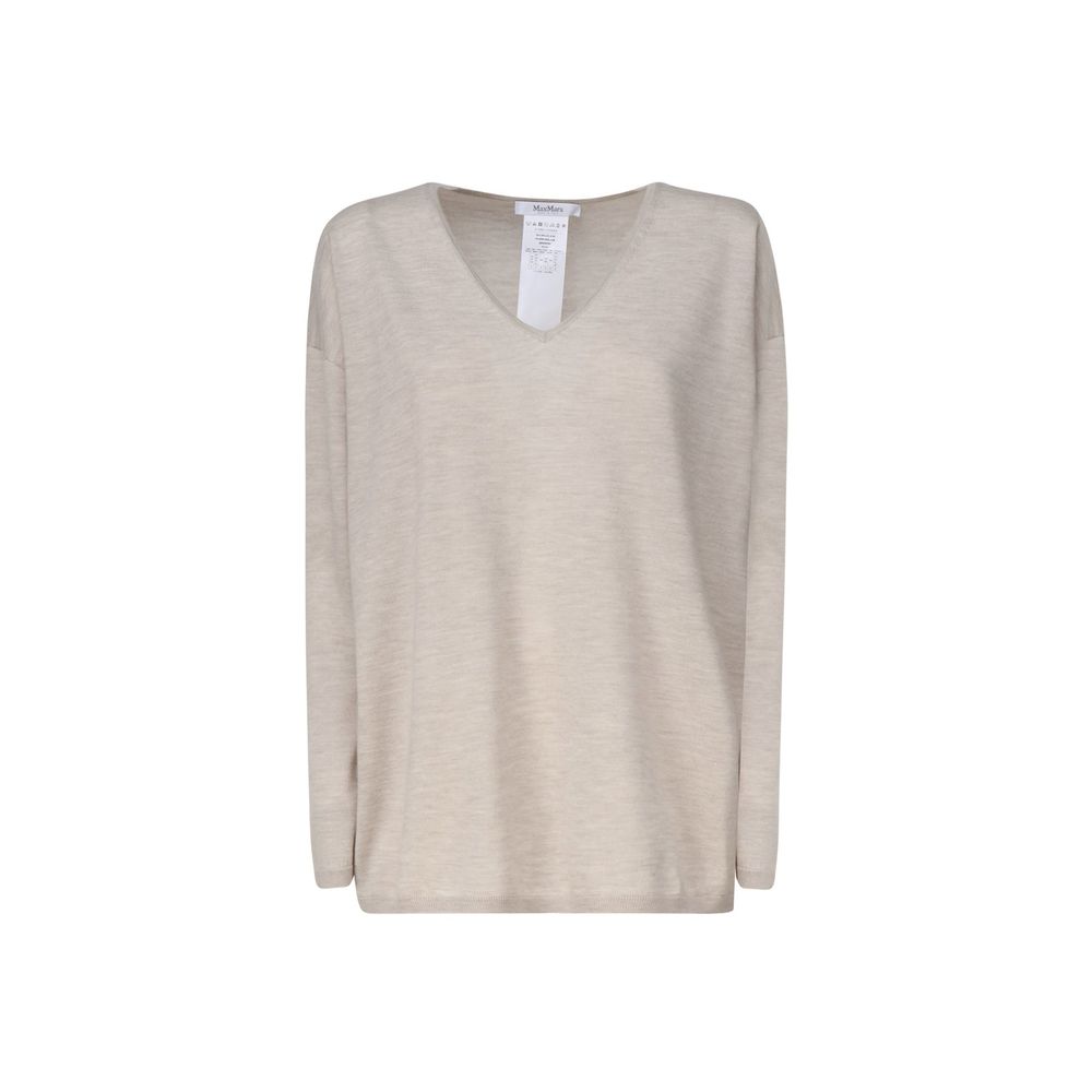 Beige Cashmere Cashmere Sweater