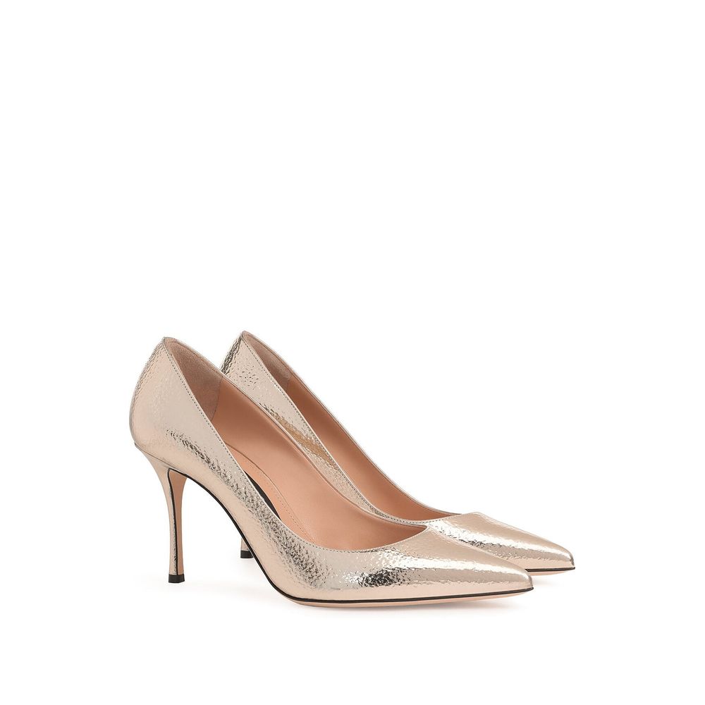 Godiva 090 Crack Mirror Leather Pumps