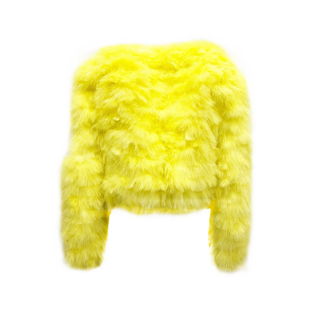 Yellow Feather Bomber