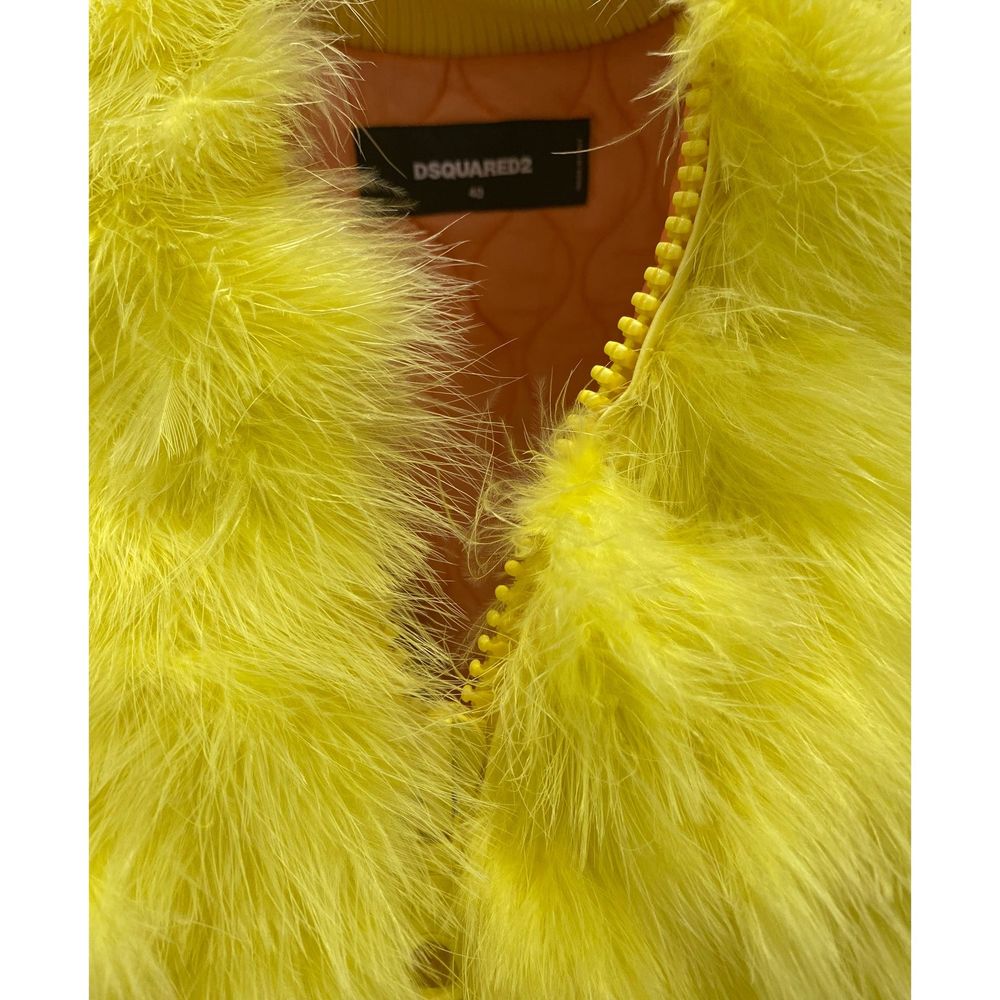 Yellow Feather Bomber