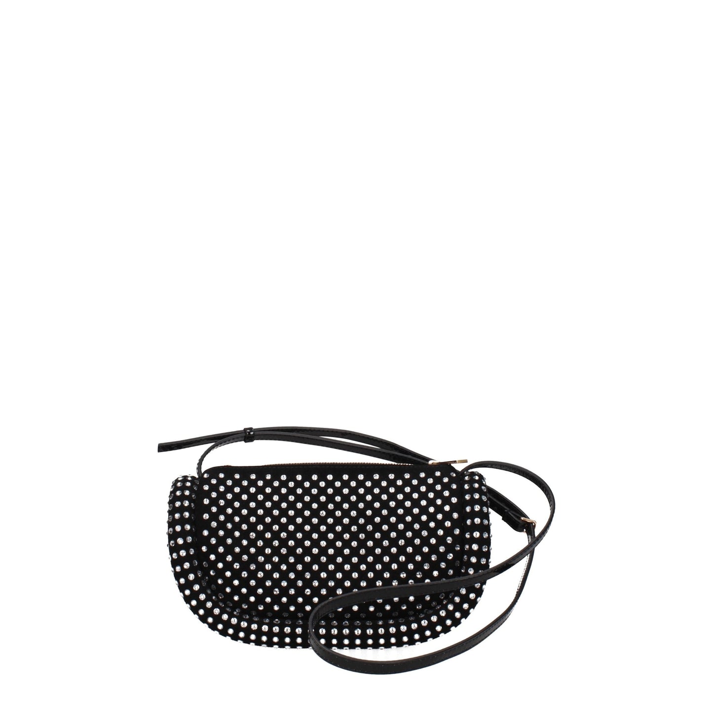 Black Leather Crossbody Bag