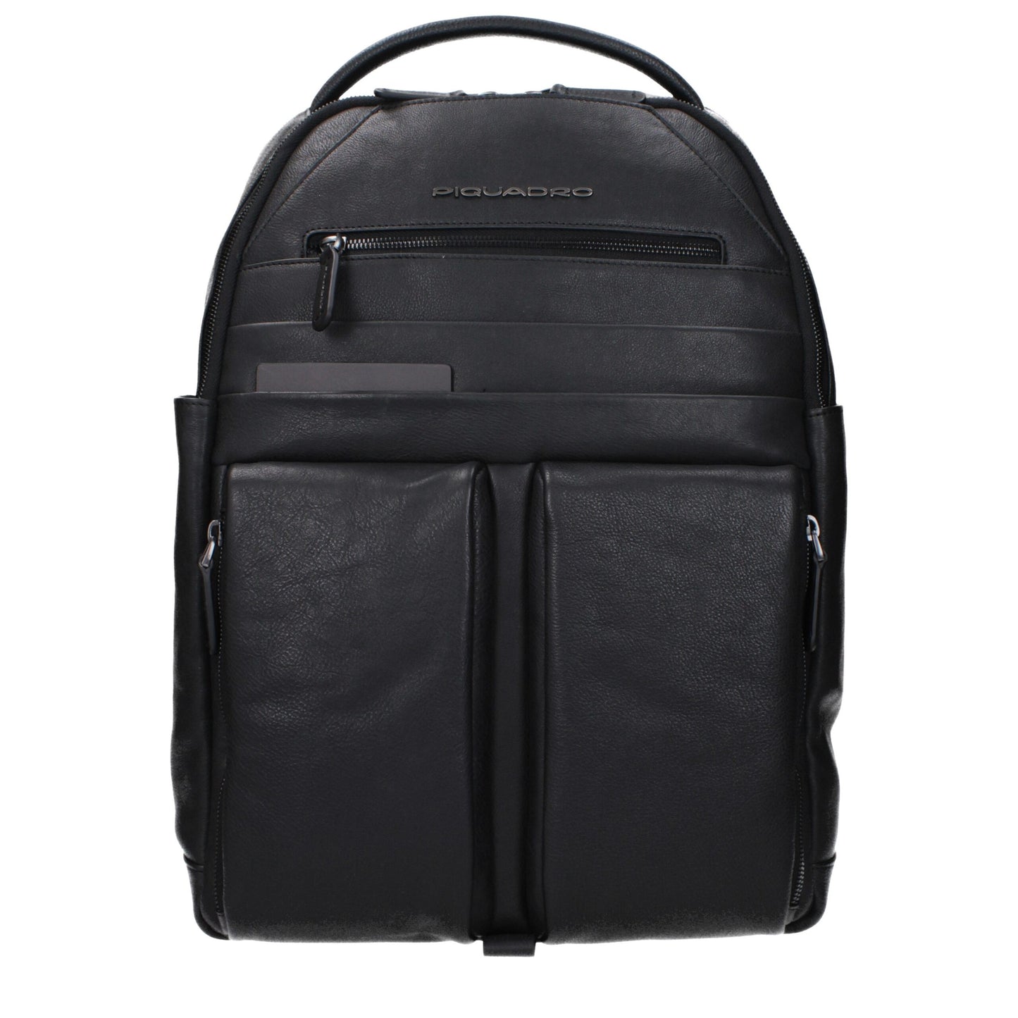 Black Leather Backpack