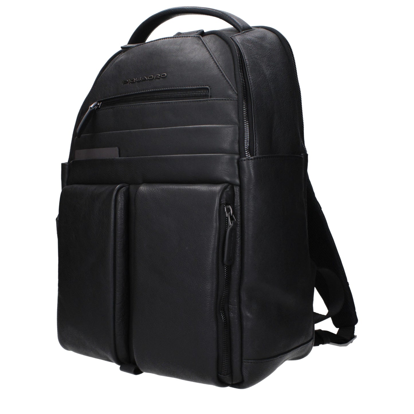 Black Leather Backpack