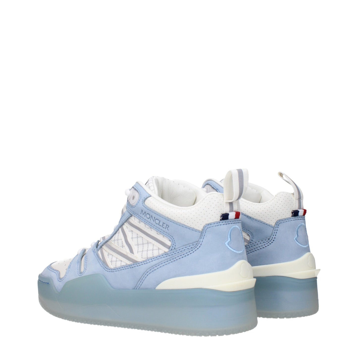 White Leather High Top Sneakers