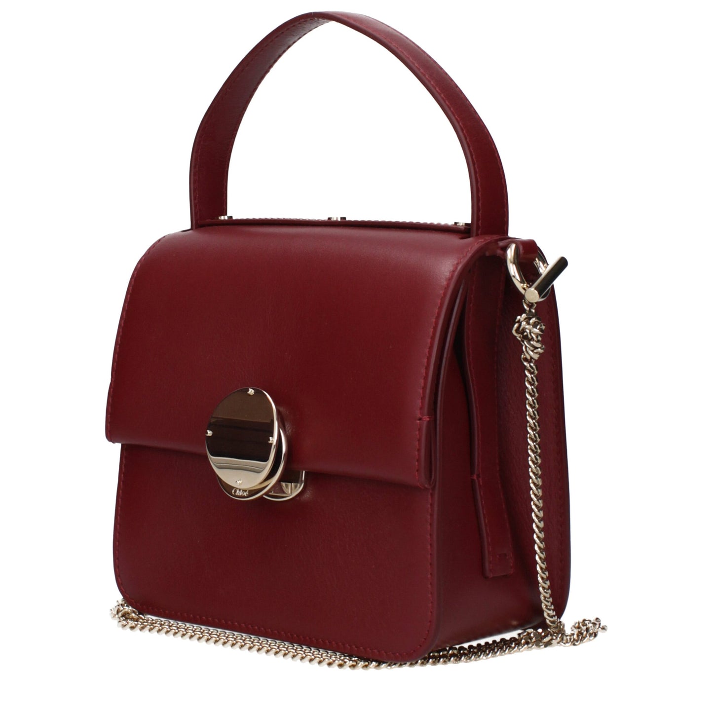 Red Leather Handbag