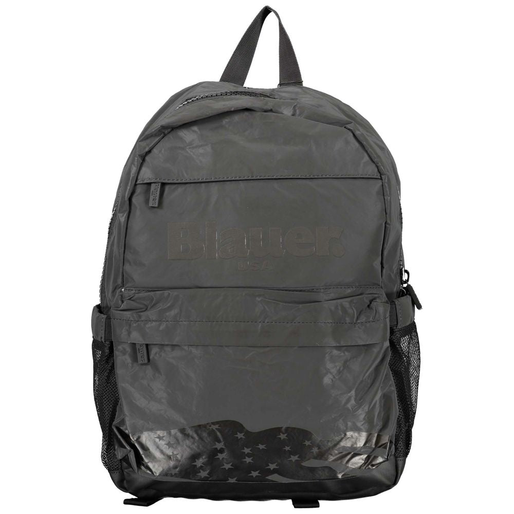 Black Polyester Backpack