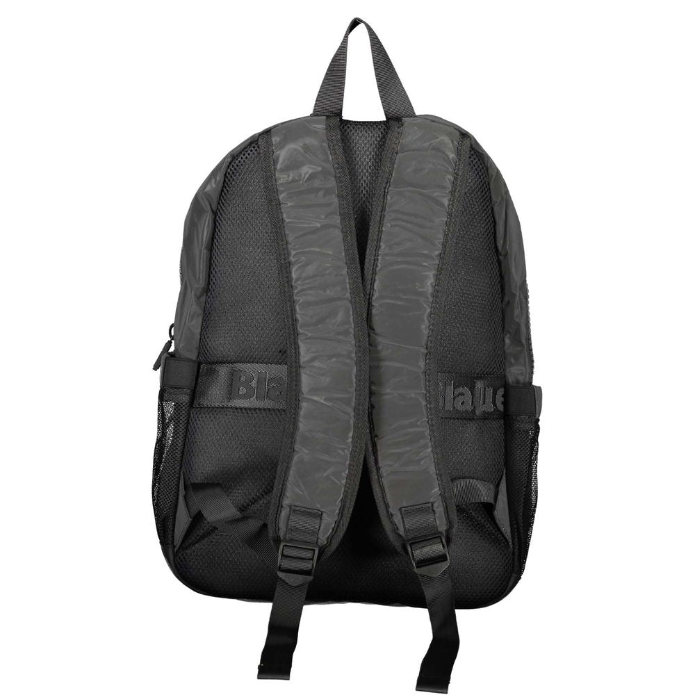 Black Polyester Backpack