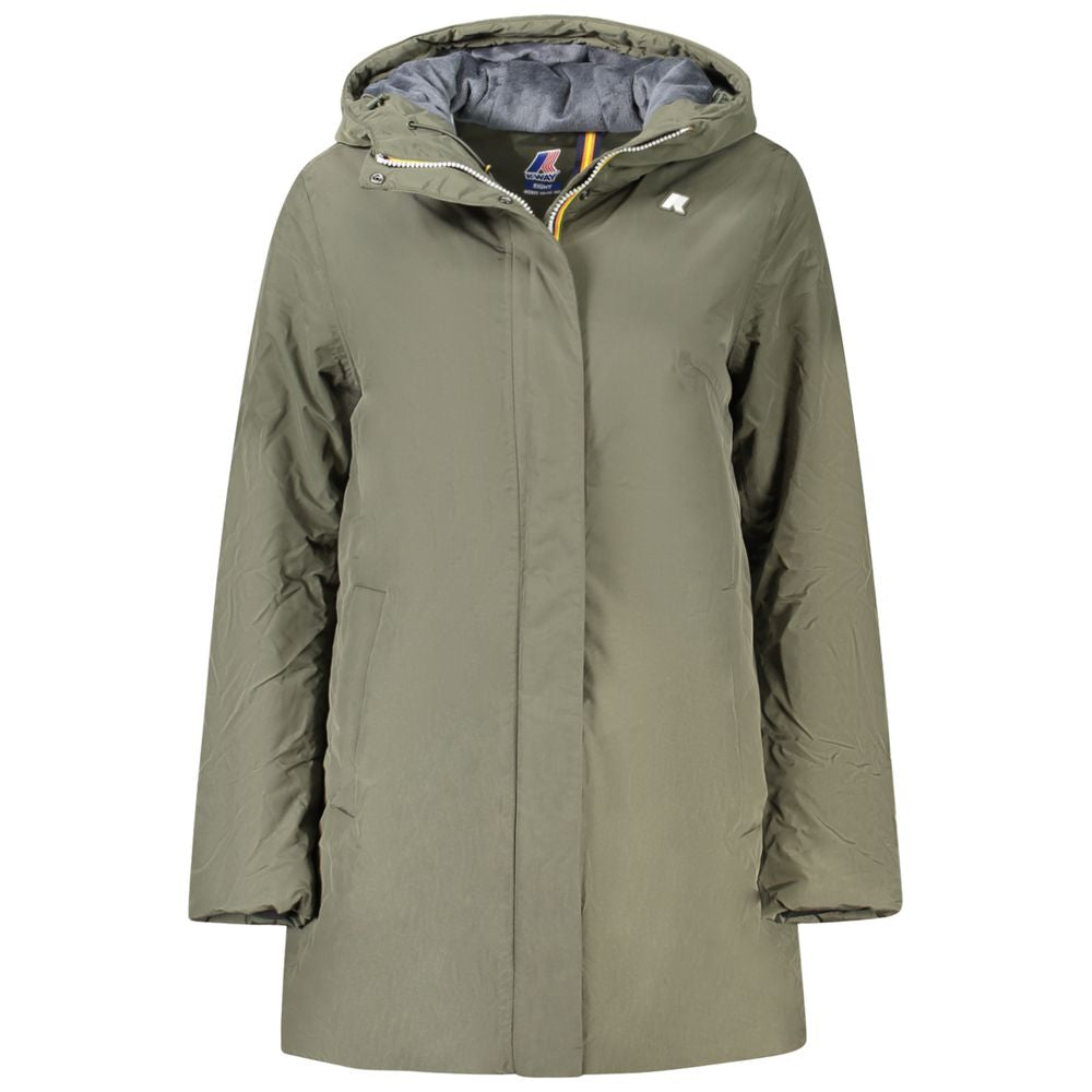 Green Polyamide Jackets & Coat
