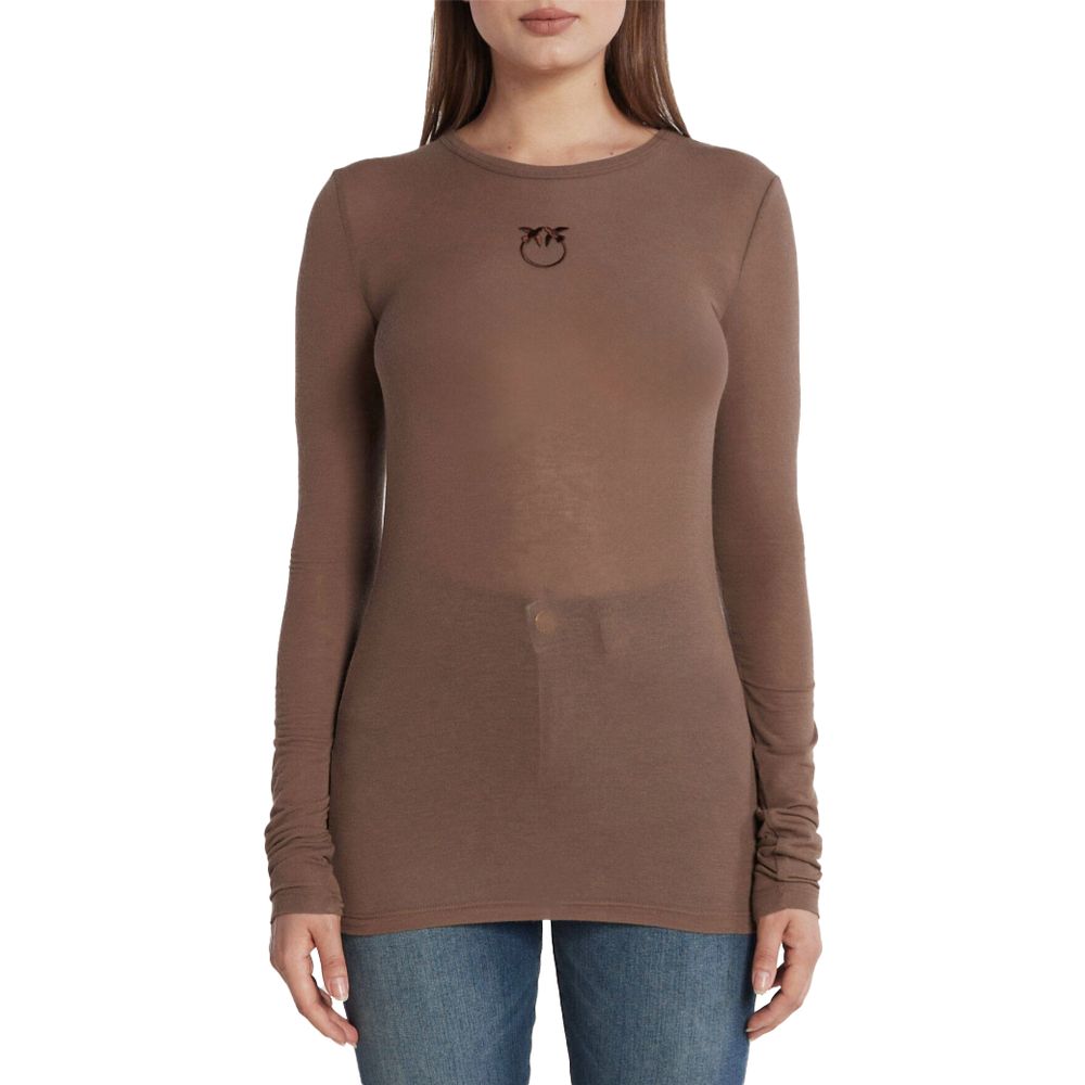 Brown Viscose Sweater