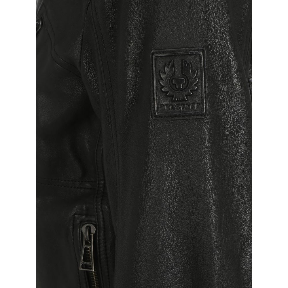 Black Lamb Ovis Aries Aries Leather Jacket