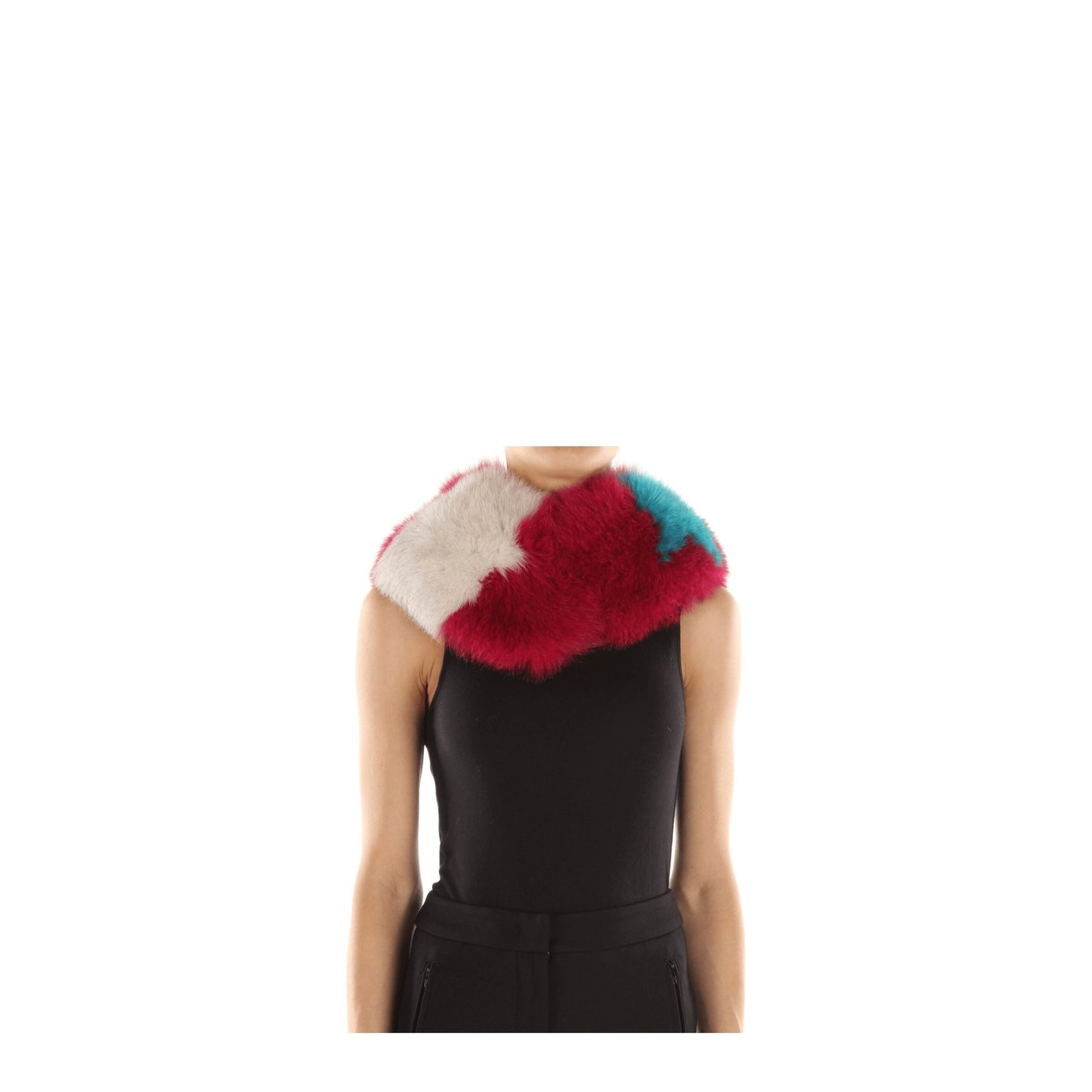 Pink Fur Foulard