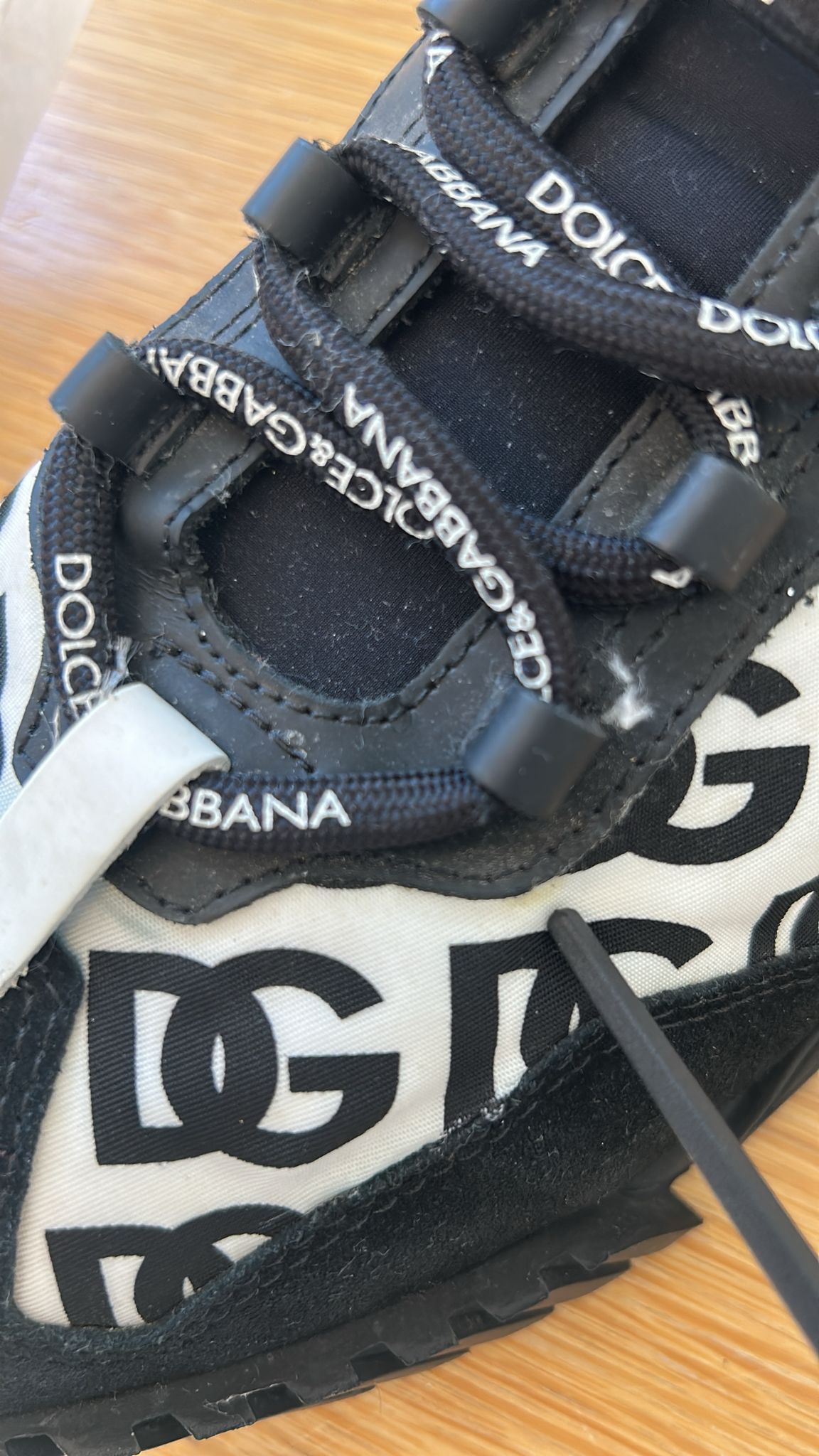 Black Logo Lace Up Low Top NS1 Sneakers Shoes