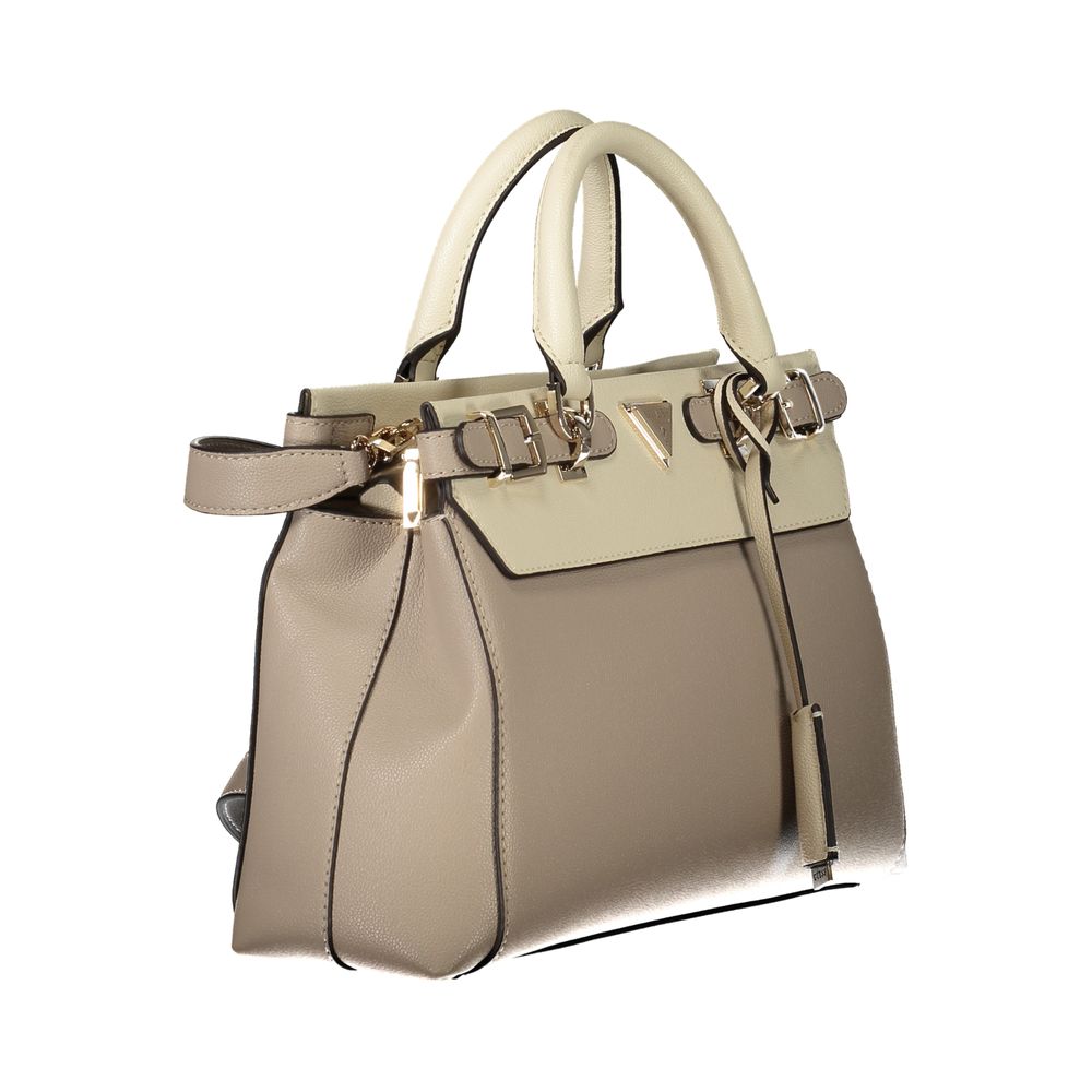 Beige Polyethylene Handbag