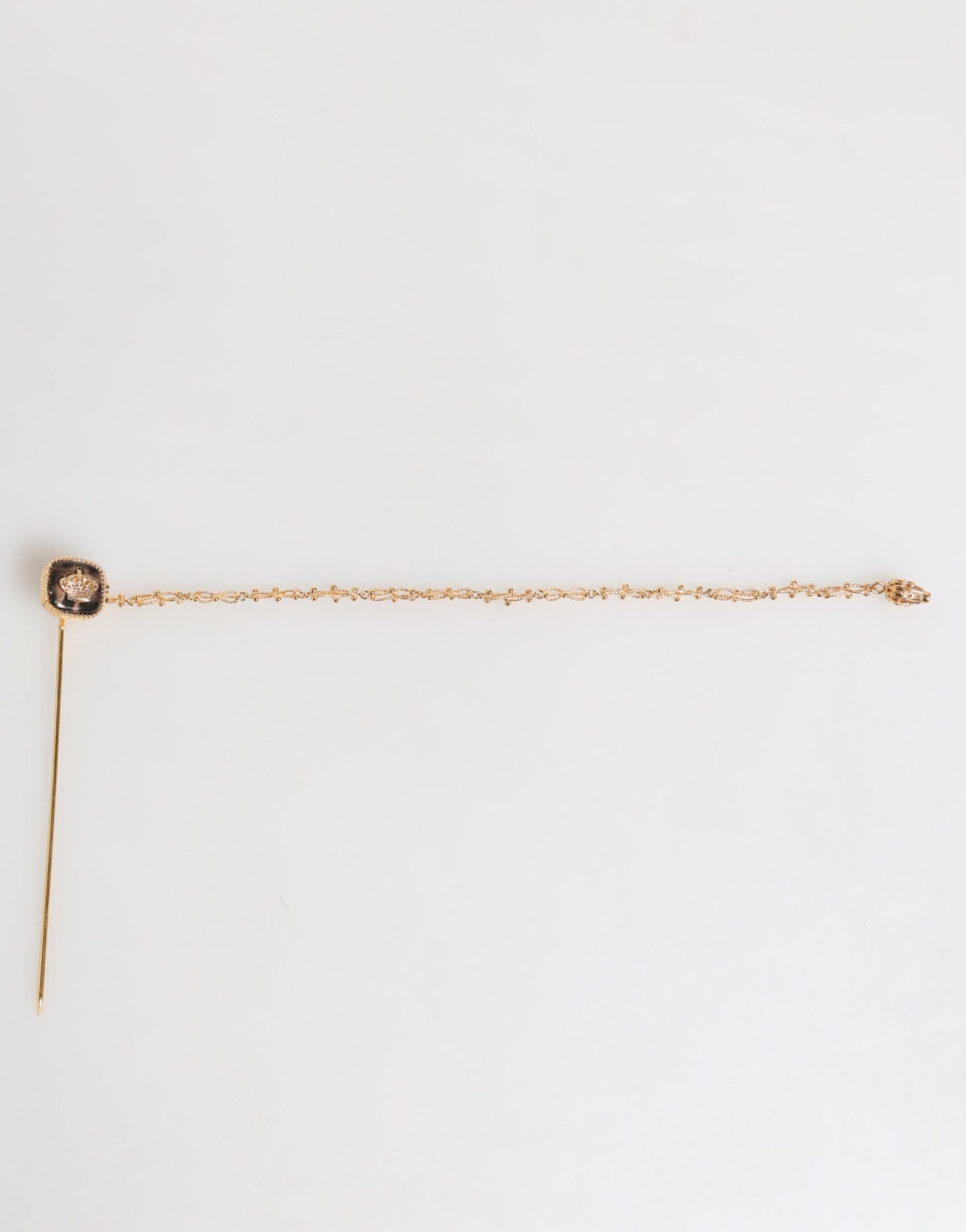 DG Crown Gold Chain Mens Accessories Brooch Lapel Pin