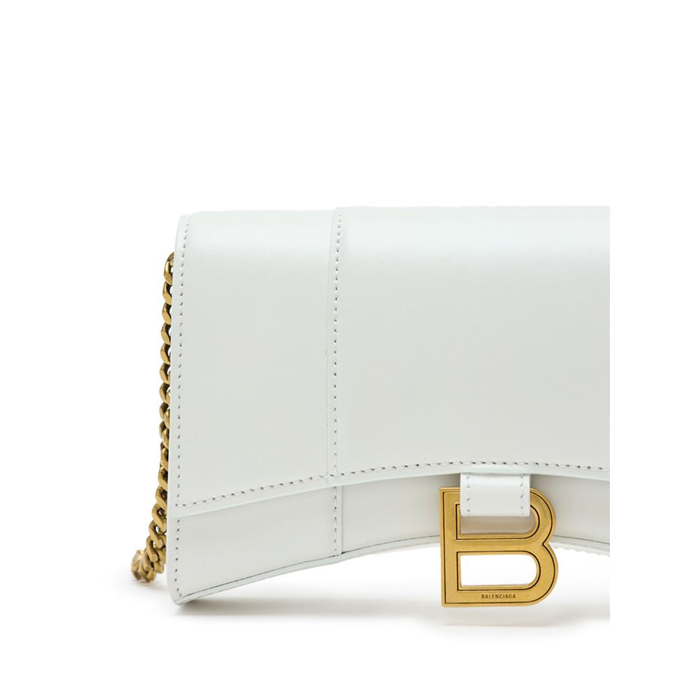 White Leather Shoulder Bag
