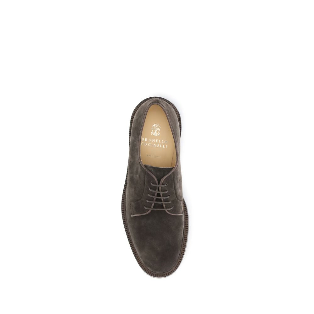 Brown Calf Leather Bos Taurus Oxfords And Derbies