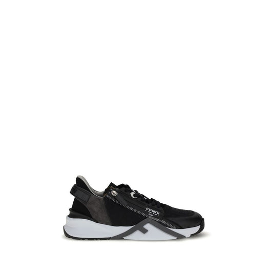 Gray Calf Leather Bos Taurus Athletic Sneakers