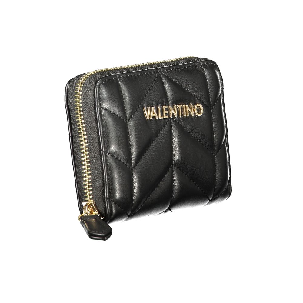 Black Polyurethane Women Wallet