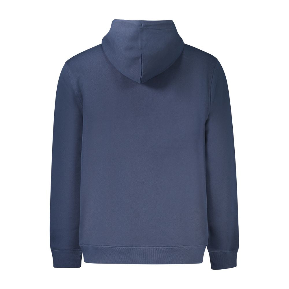 Blue Cotton Men's Hoodie