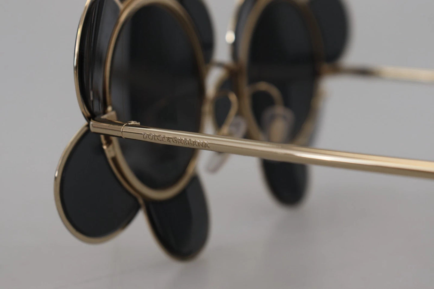 DG2201 Black Lens Gold Frame LIMITED EDITION Sunglasses