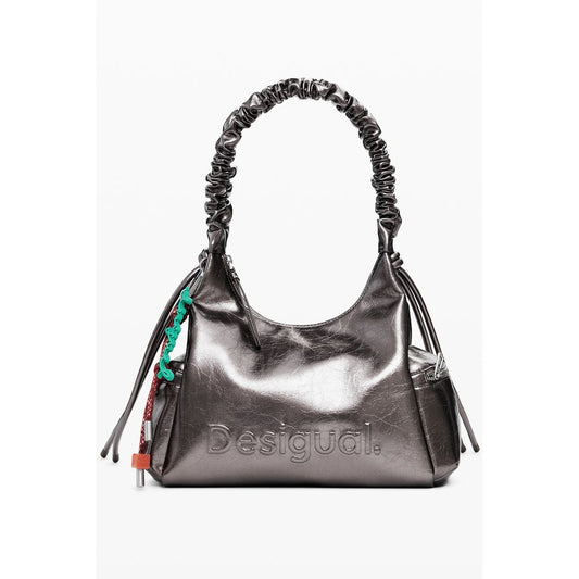 Bronze Polyethylene Women Handbag
