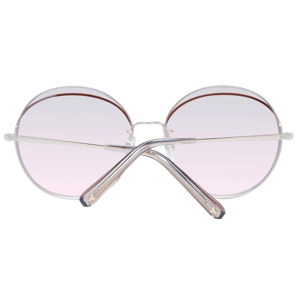 Rose Gold Metal Sunglasses