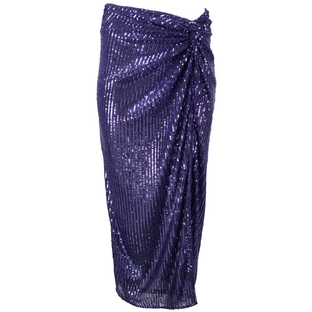 Purple Polyester Skirt