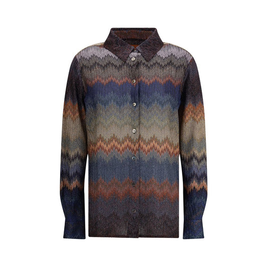 Multicolor Viscose Pattern Shirt
