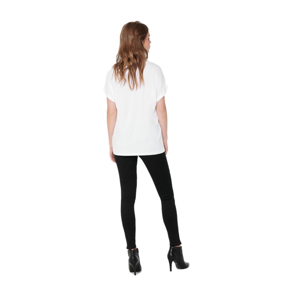 White Polyester T-Shirt