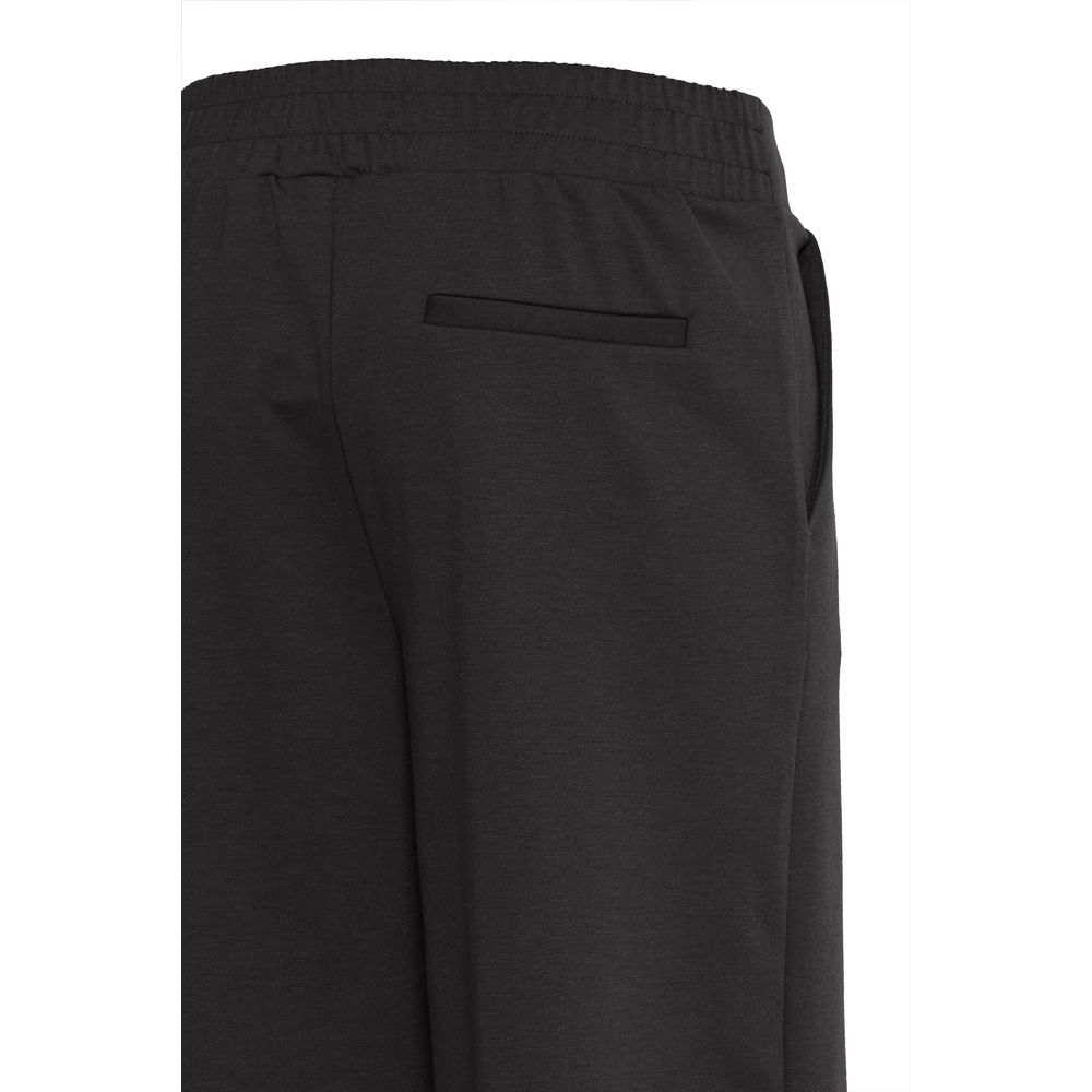 Black Recycled Polyurethane Pant