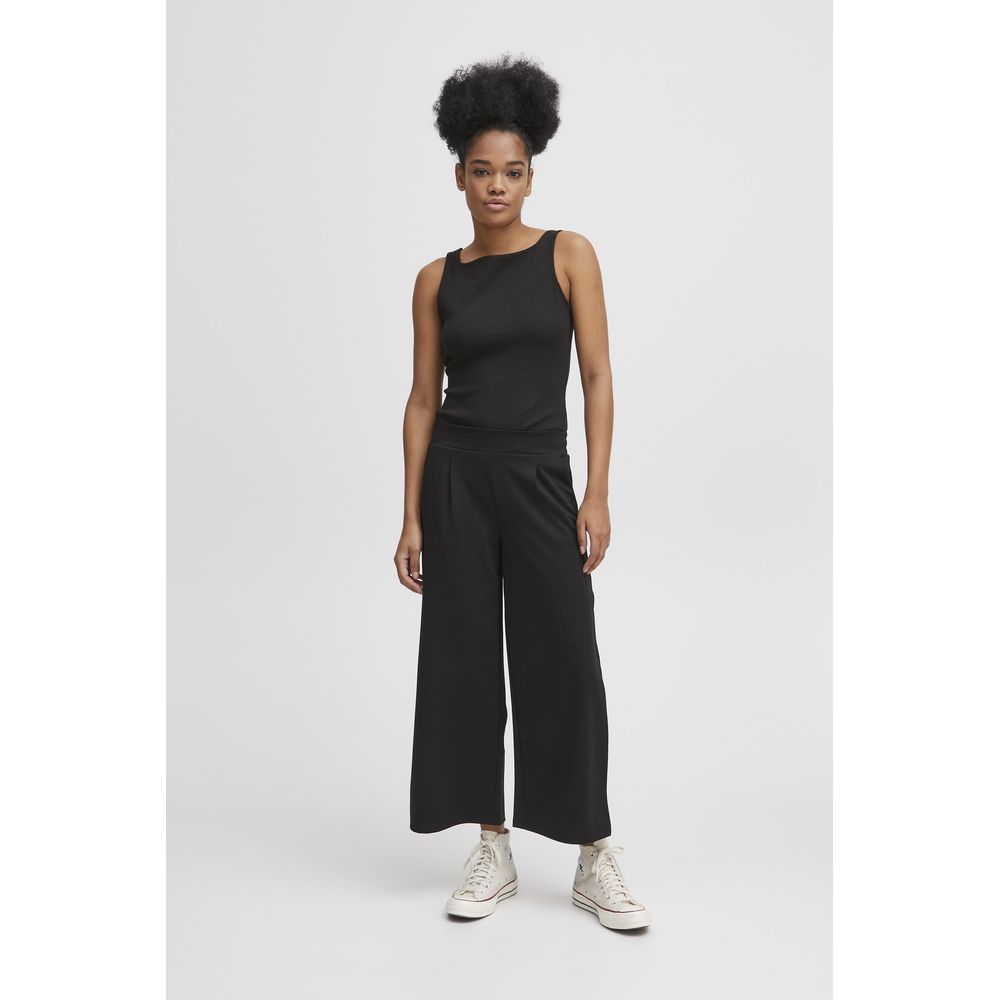 Black Recycled Polyester Pant