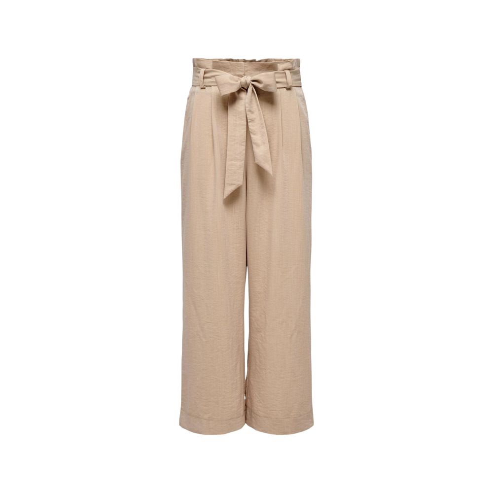 Beige Viscose Pant