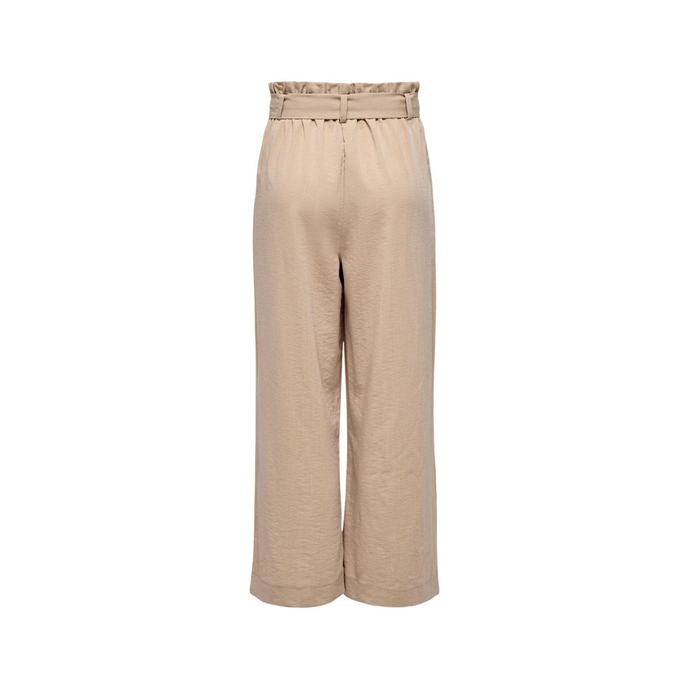 Beige Viscose Pant
