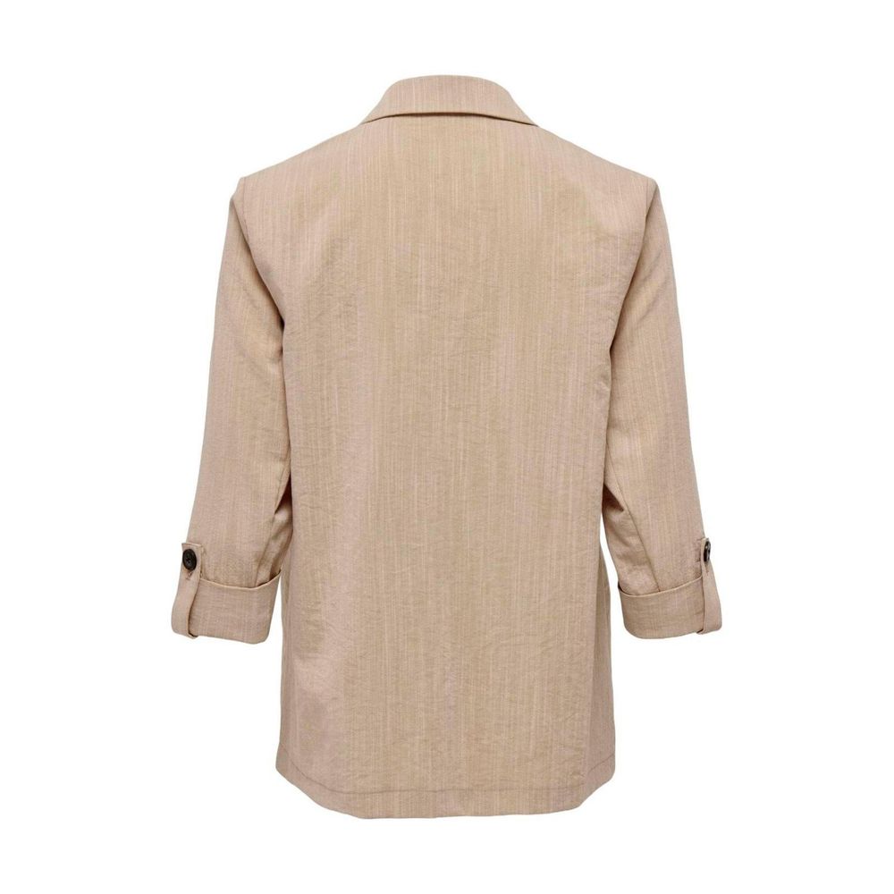 Beige Viscose Blazer