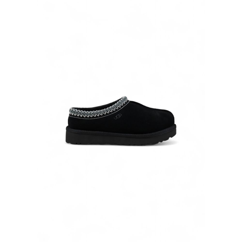 Black Suede Leather Slipper