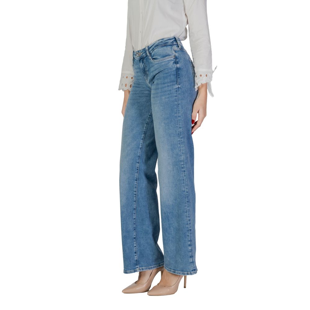 Light Blue Cotton Bootcut Jean