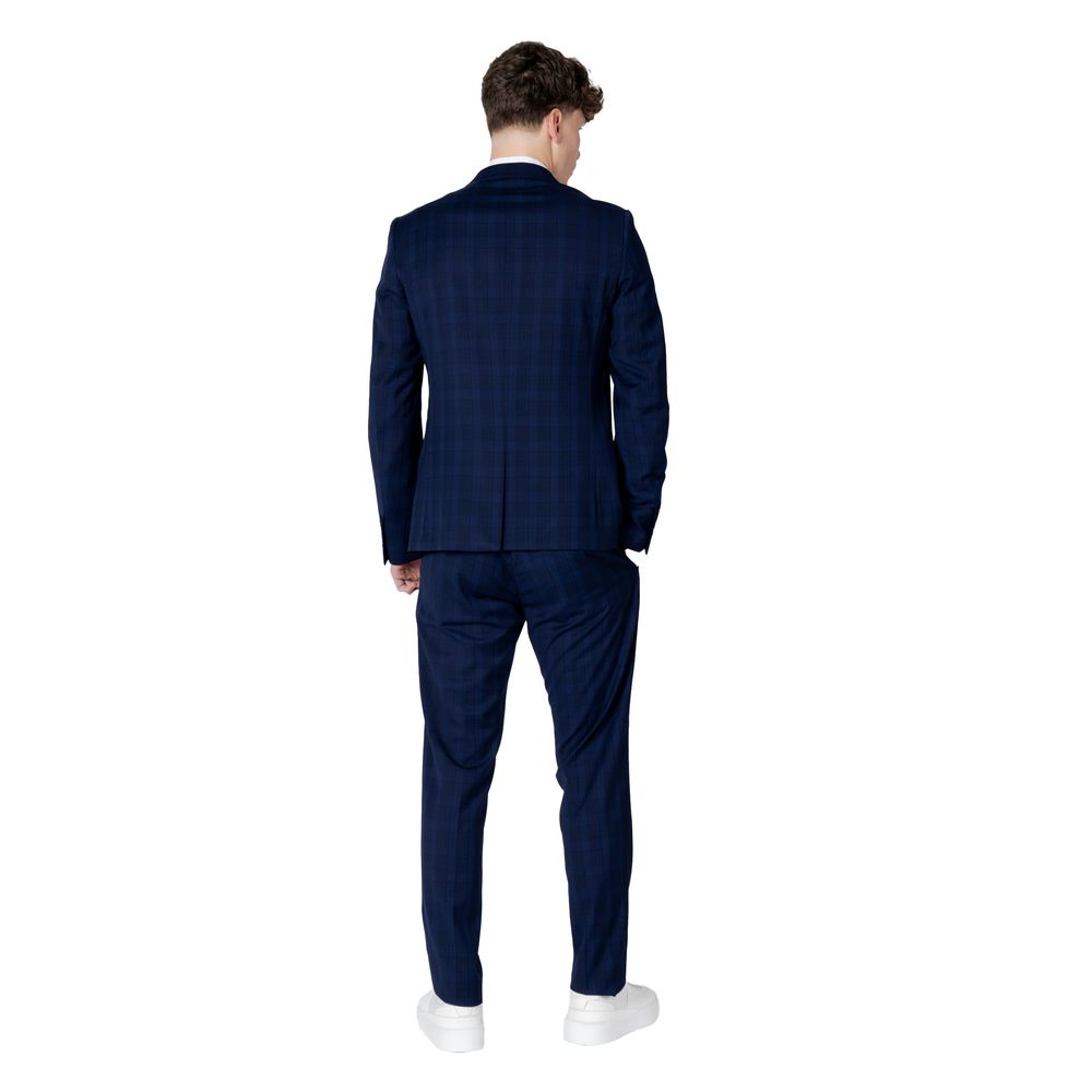Blue Polyester Blazer