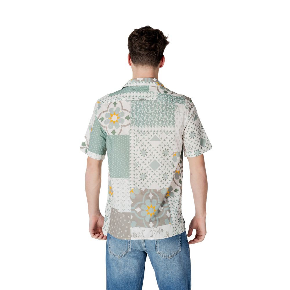 Green Viscose Shortsleeve Shirt