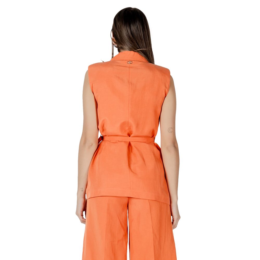 Orange Lyocell Waistcoat
