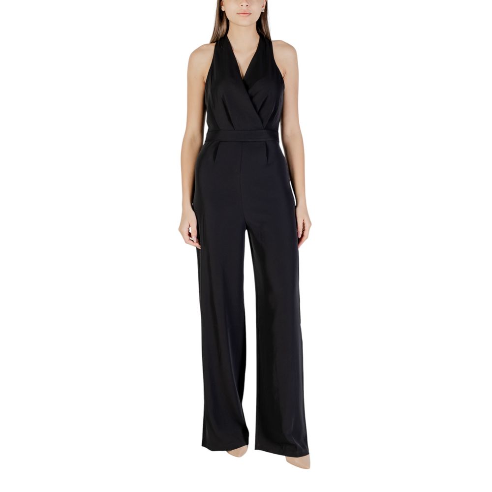 Black Recycled Polyester Jumpsuit