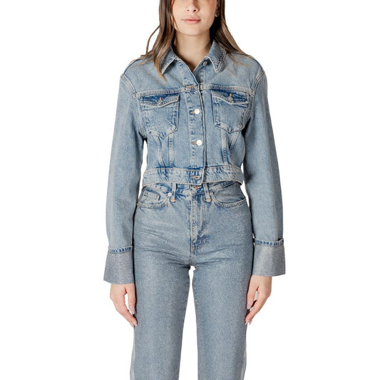 Light Blue Organic Cotton Jackets & Coat