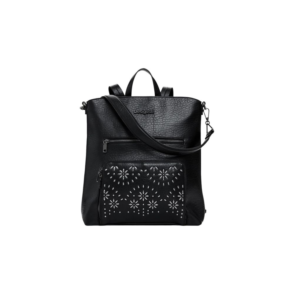 Black Polyethylene Backpack
