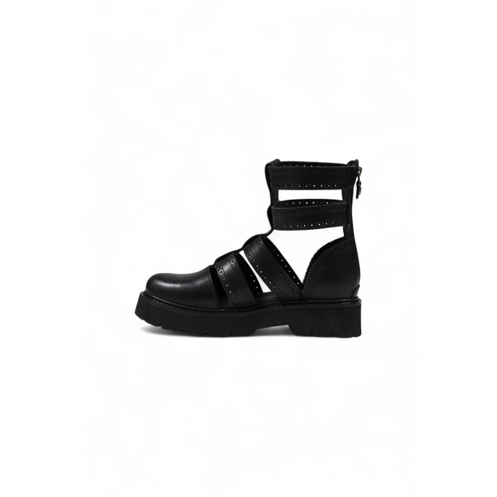 Black Leather Sandal