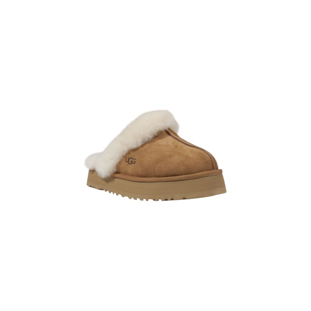 Beige Suede Leather Slippers