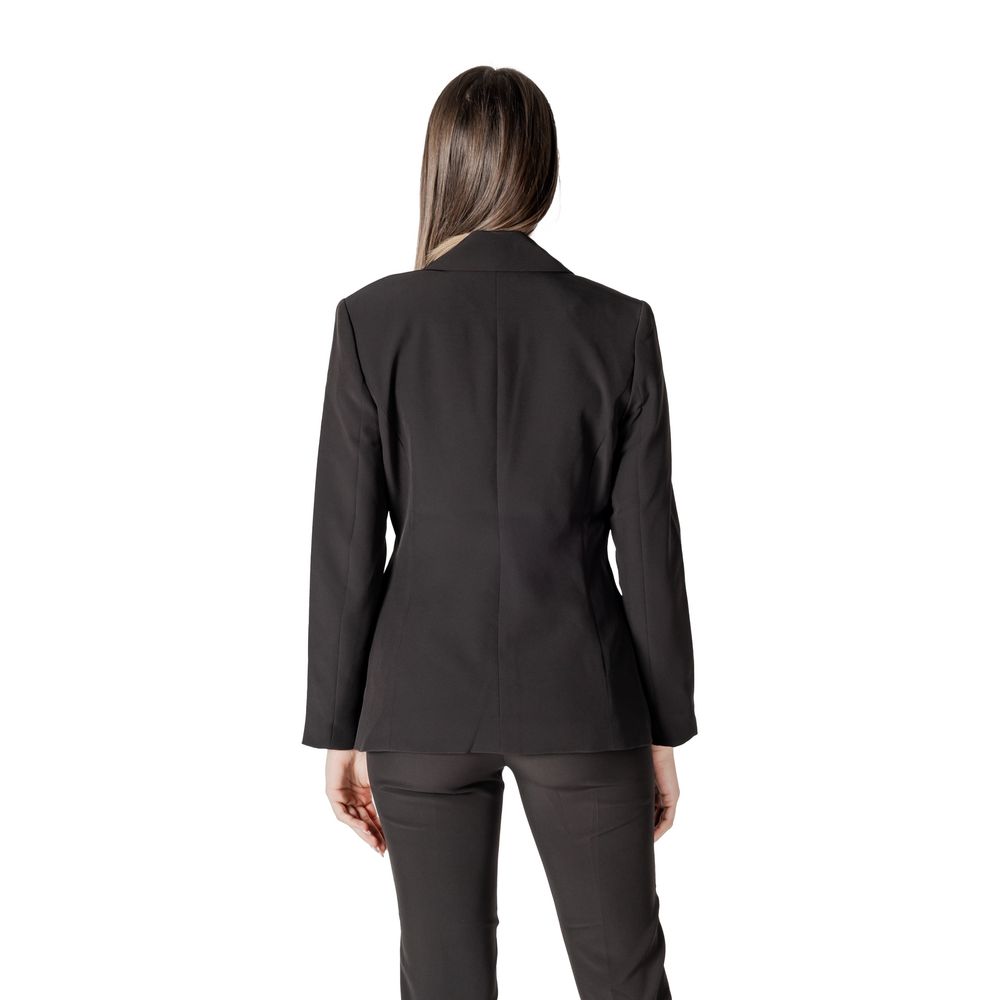 Black Polyester Blazer
