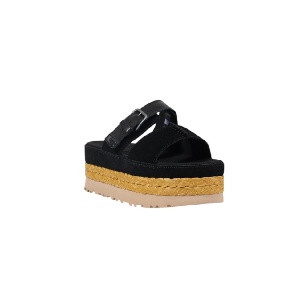 Black Suede Leather Sandal