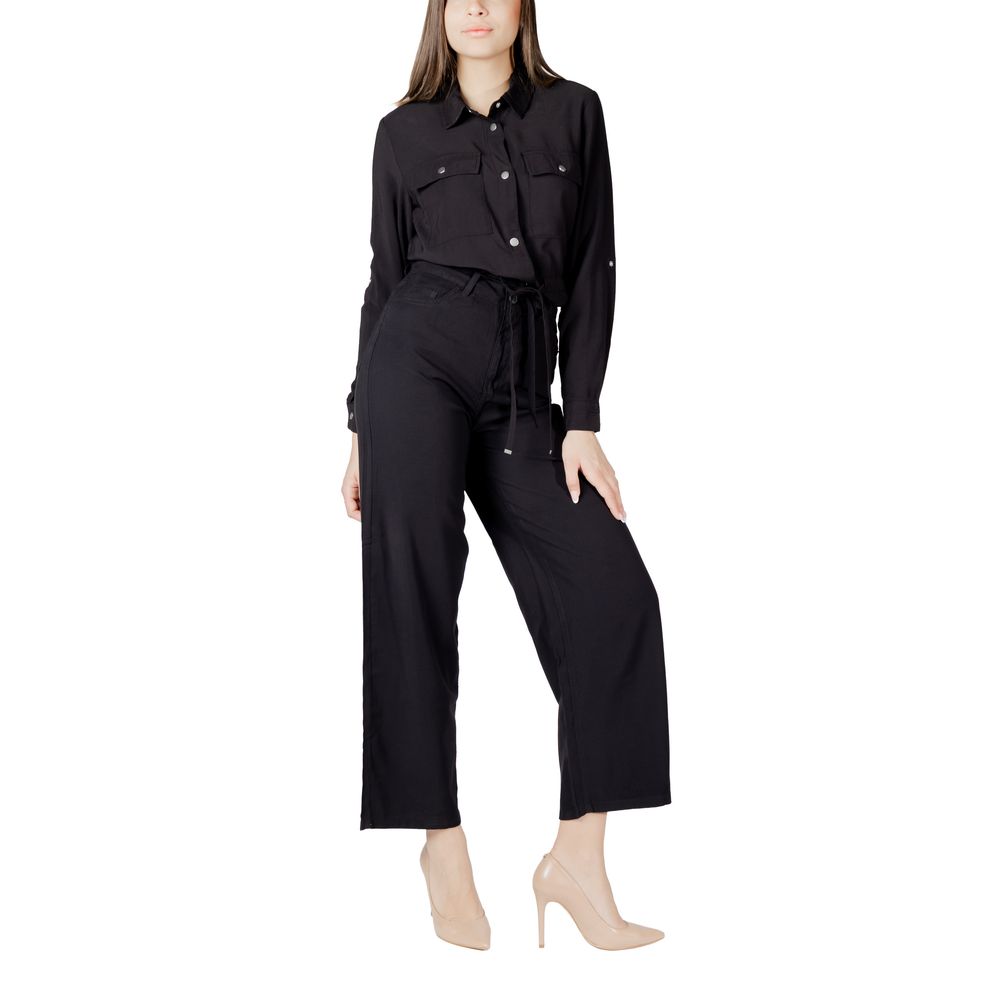 Black Viscose Blouse