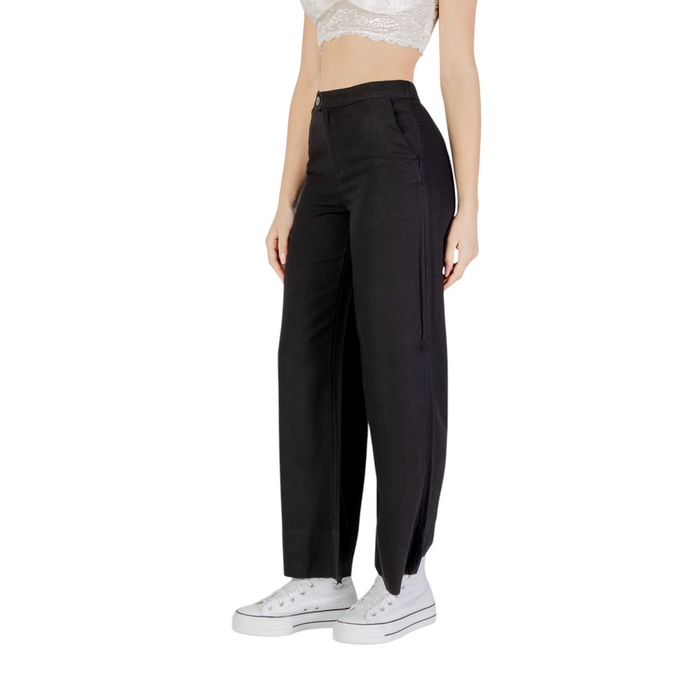 Black Viscose Pant