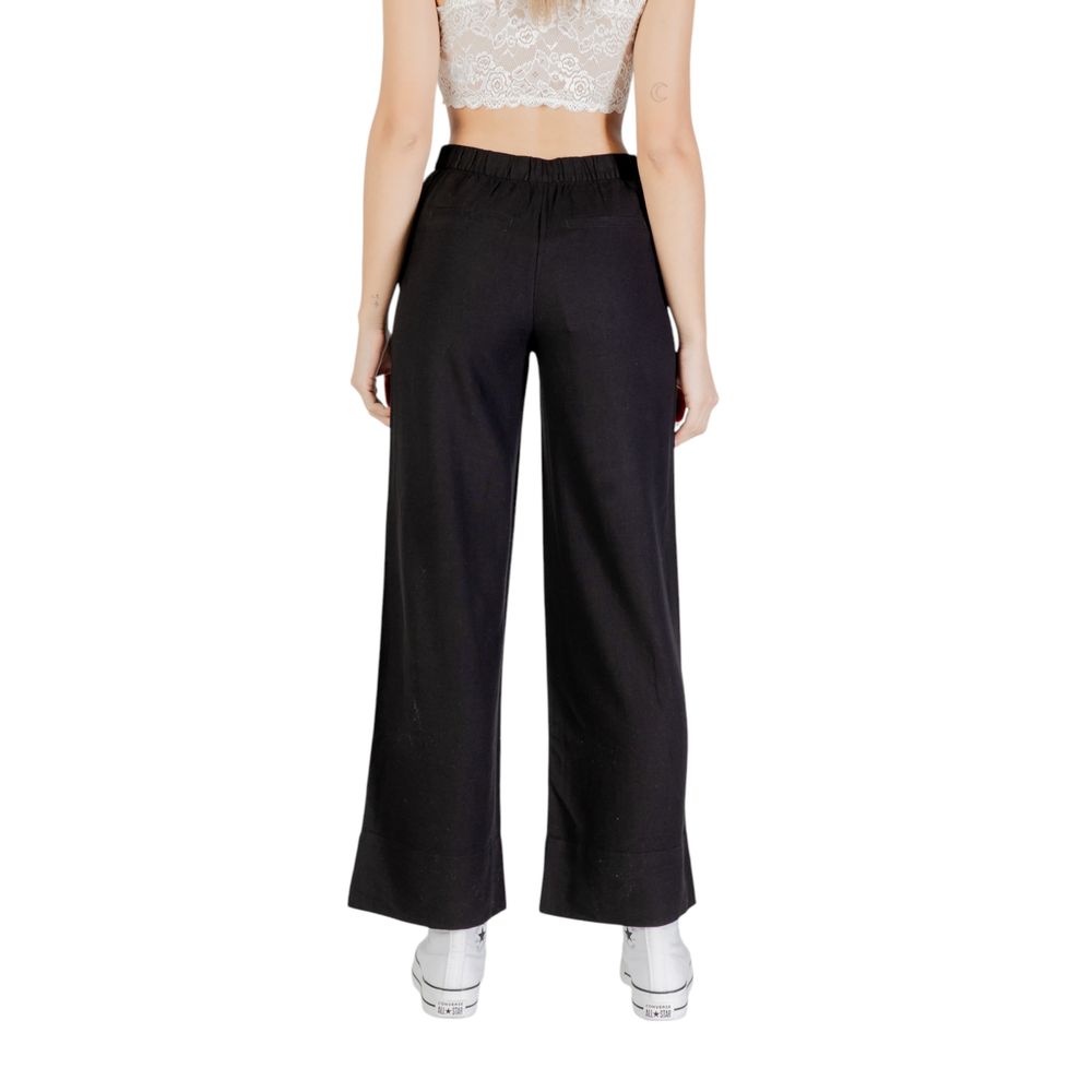 Black Viscose Pant